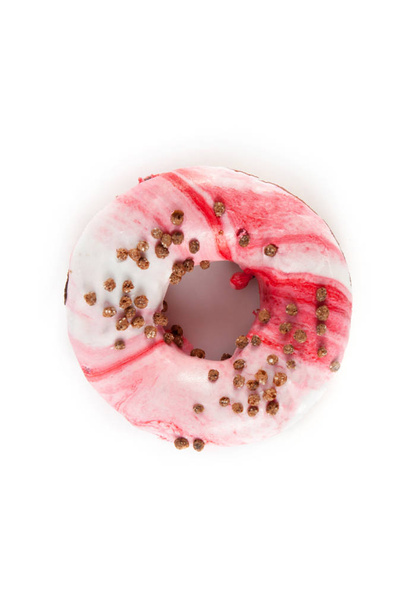 glasierte Donuts isoliert auf weißem Hintergrund - Foto, Bild