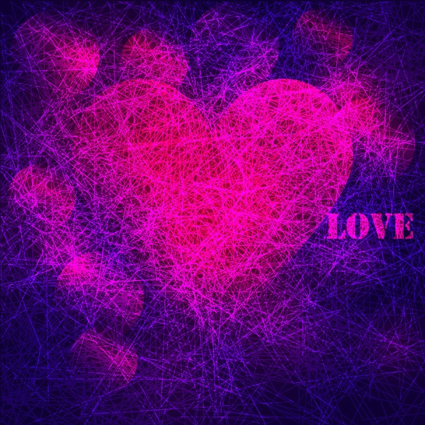 Hearts background - Вектор,изображение
