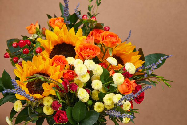 beautiful fresh flower bouquet, spring concept - Photo, Image