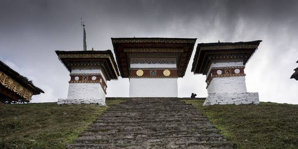 Druk Wangyal Chortens, Dochula Pass, Bhutan - Foto, afbeelding