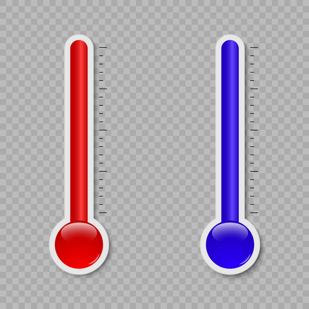 Temperature thermometer - Wektor, obraz