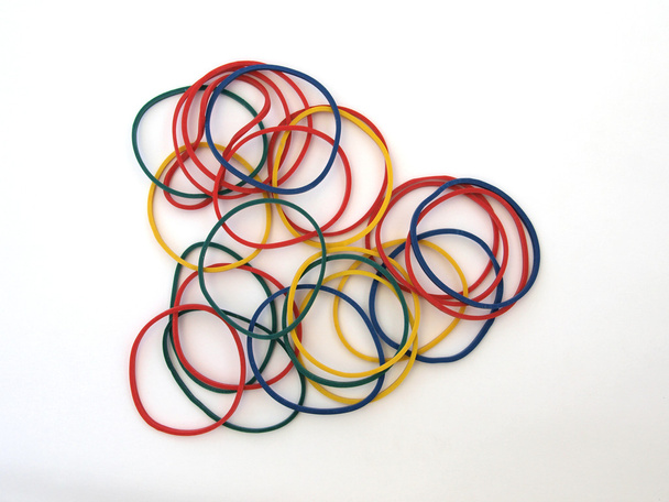színes gumiszalag - Fotó, kép