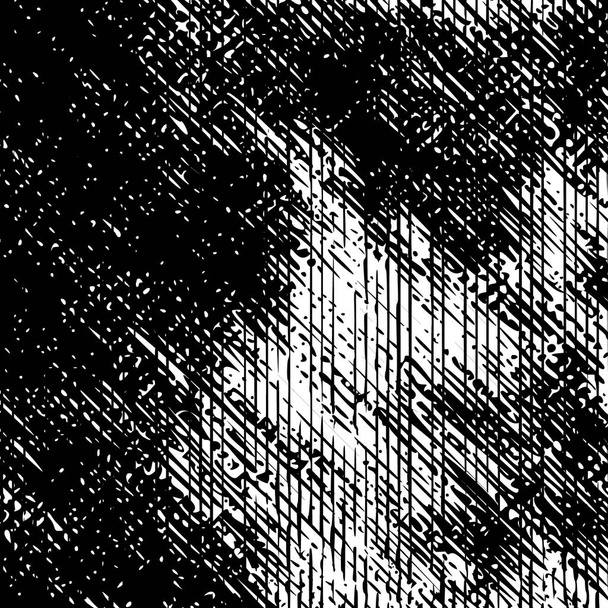 Black and White Grunge Dust Messy Background. Perfect For Poster - Vector, Image