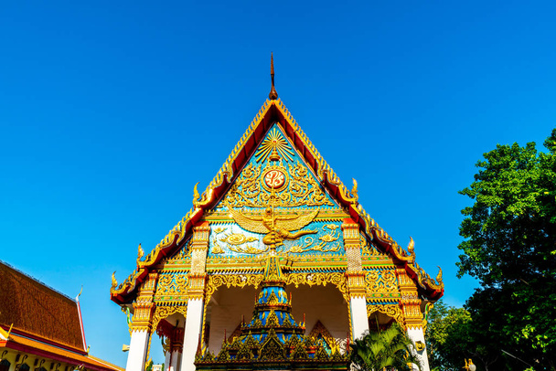 Beautiful architecture at Mongkol nimit Temple in Phuket, Thaila - Φωτογραφία, εικόνα