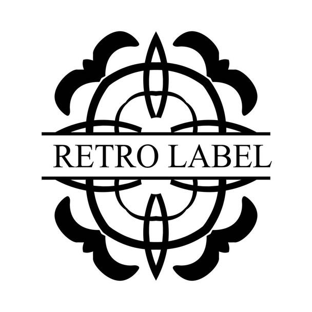 Vintage ornate logo - Vektor, kép
