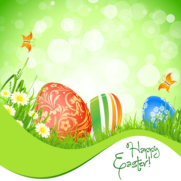 Beautiful Easter Background - Vector, afbeelding