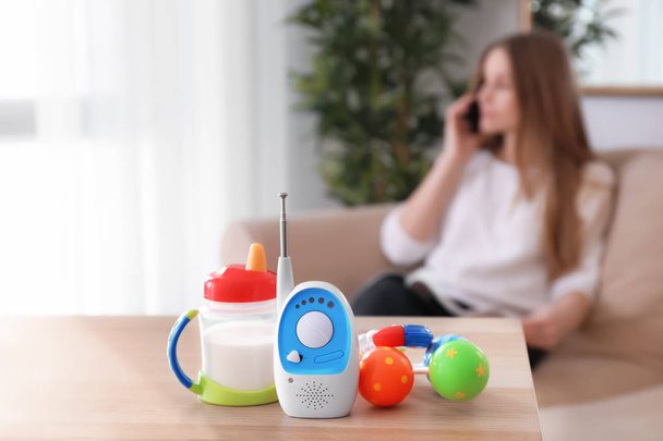 Baby monitor, different accessories  - Fotoğraf, Görsel