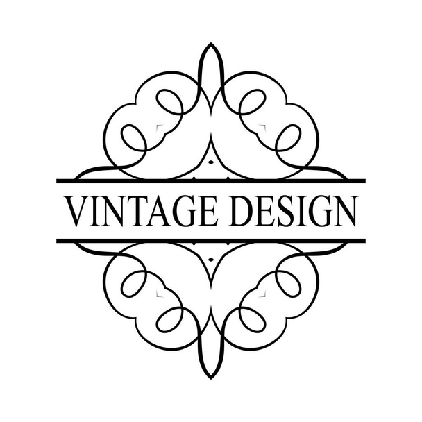 Vintage περίτεχνα λογότυπο - Διάνυσμα, εικόνα