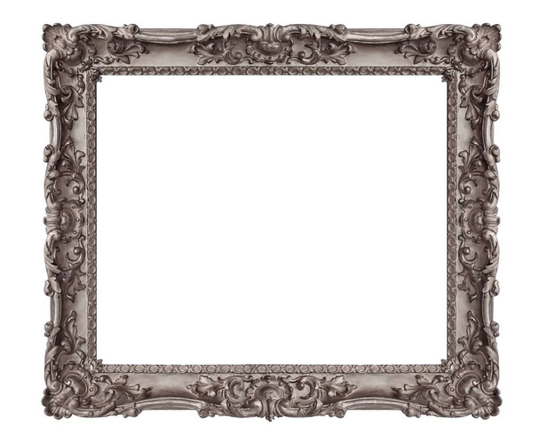 Golden frame for paintings, mirrors or photos - Photo, Image
