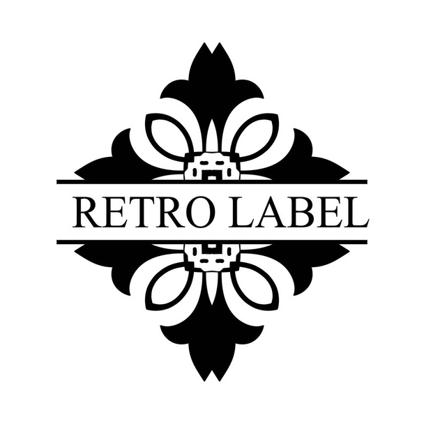 Vintage ornate logo - Vector, Image