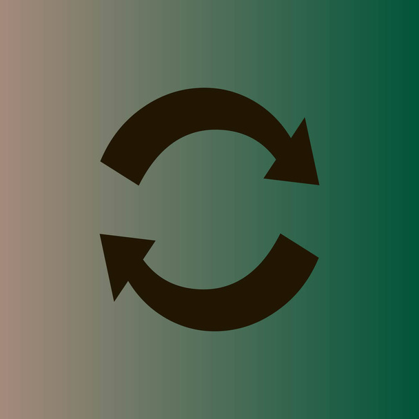 simple Icono plano de cíclico
 - Vector, Imagen
