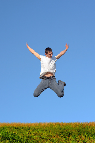 hyppääminen - Valokuva, kuva