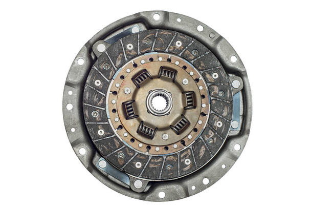 car clutch elements on white background - Photo, Image