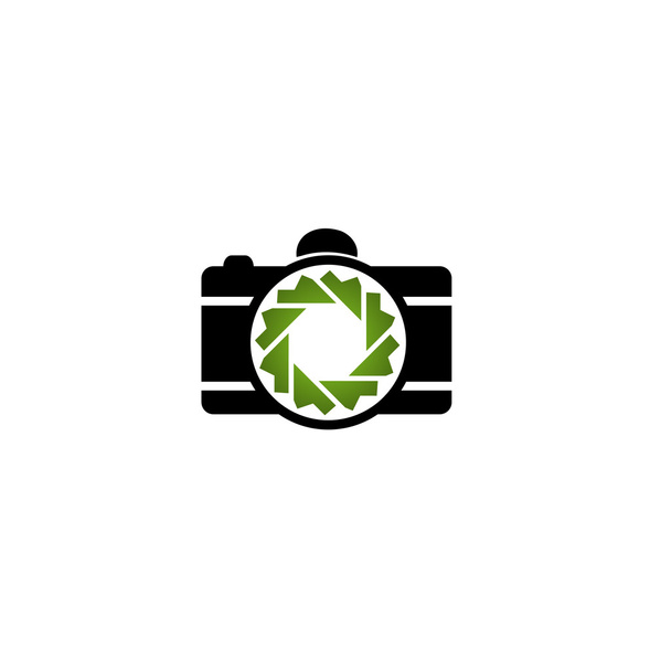 grünes Schnappschuss-Logo - Vektor, Bild