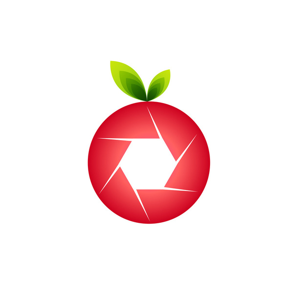 Frutas em forma de logotipo instantâneo
 - Vetor, Imagem