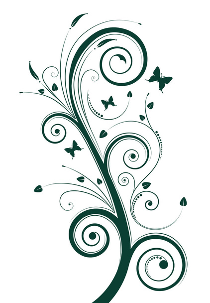 Floral design. vector illustration - Vektor, obrázek
