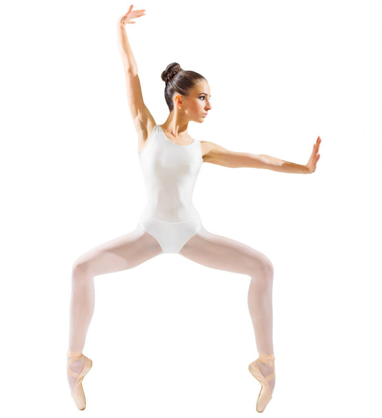 Ballerina (isolated on white version) - Zdjęcie, obraz