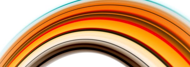 Abstract wave lines fluid color stripes. Vector artistic illustration for poster or web banner - Vector, Image