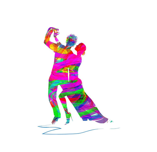 danza pareja vector diseño
 - Vector, Imagen