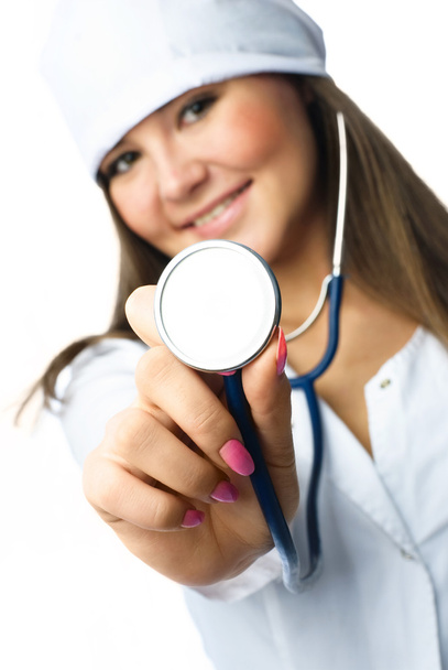 Doctor with a stethoscope - Fotó, kép