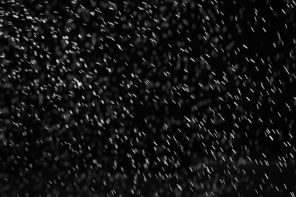 water drops on black background - Photo, Image