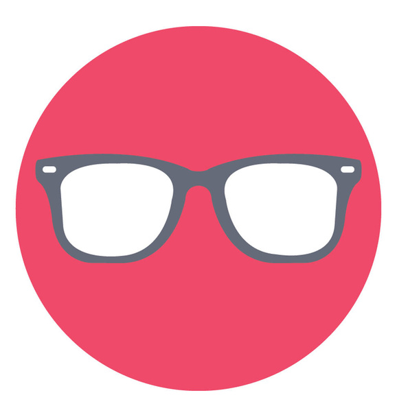 Sunglasses, fashion accessory flat vector icon - Vektor, Bild