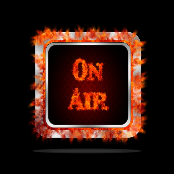 On air burning button. - Photo, Image