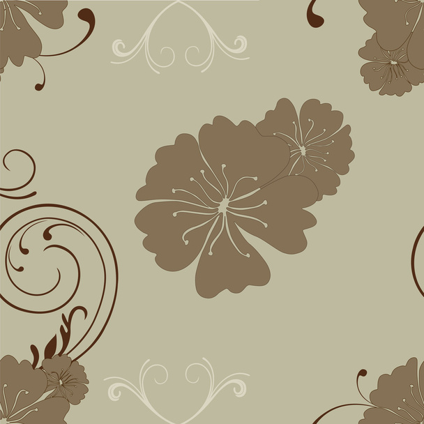 Abstract floral background. EPS 10. - Wektor, obraz