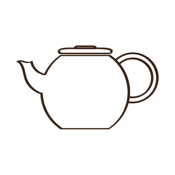 Isolated coffee pot icon - Vektor, Bild