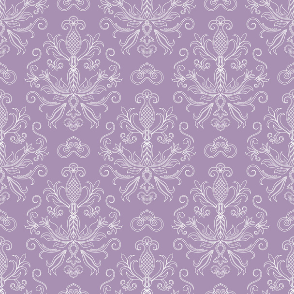 Seamless damask pattern - Vektor, obrázek