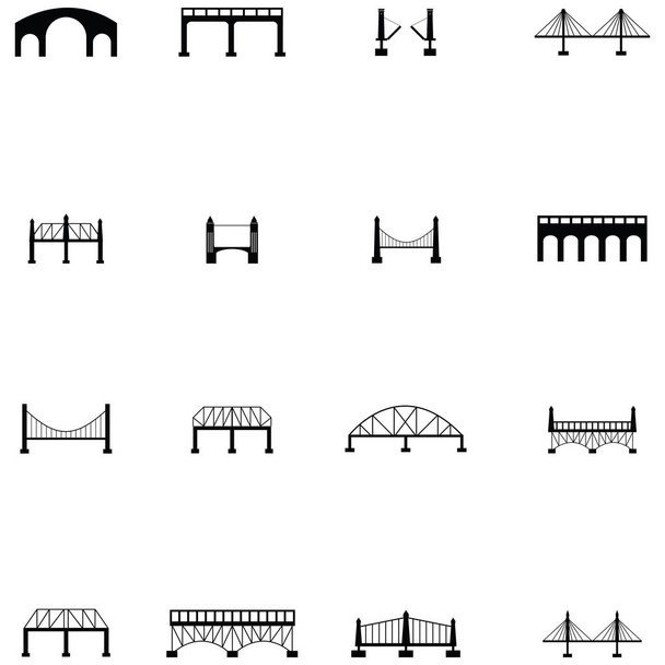 Набор икон для моста
 - Вектор,изображение