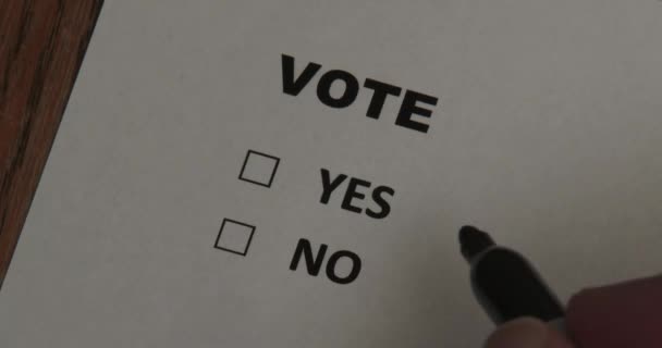 Ψηφοφορία - κουτάκι - ναι ή όχι - Πλάνα, βίντεο