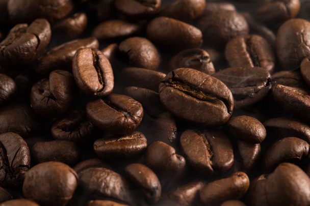kawa ziarna dobry zapach aromat picia rano na pobudkę - Zdjęcie, obraz