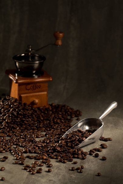 coffee beans good smell aroma drinking in morning for wake up - Foto, imagen