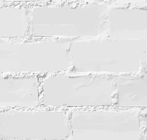 Стена из белого кирпича, вектор / бесшовная
 - Вектор,изображение