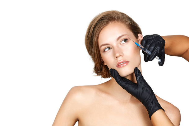 girl getting beauty injection - Photo, Image
