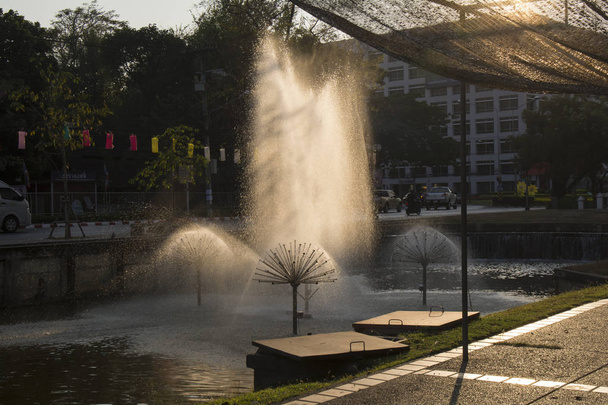 Chiang Mai fontána - Fotografie, Obrázek