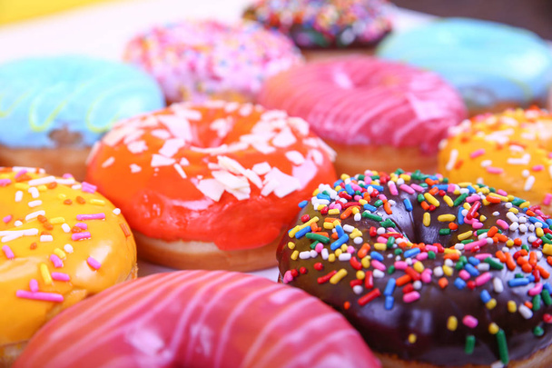 doughnuts studio shot at an angle - Фото, изображение