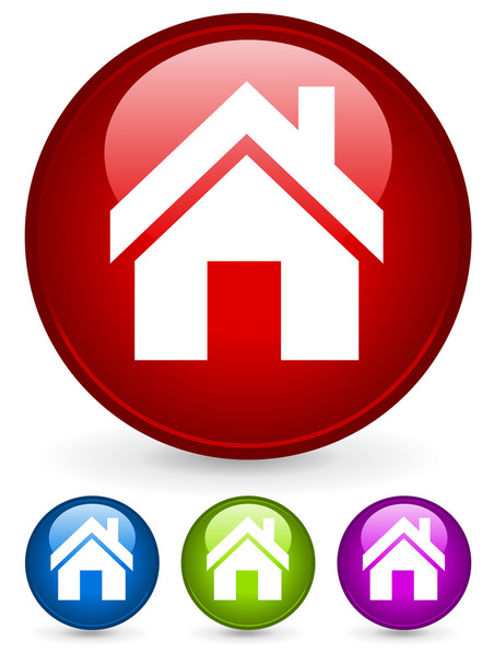 House Icons - Vector, Imagen