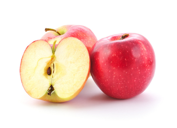 Apples on white - Foto, Imagem