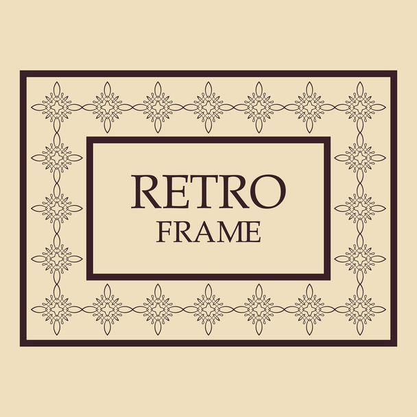 Vintage ornamental frame - Vektor, kép