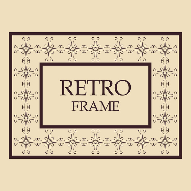 Vintage ornamental frame - ベクター画像