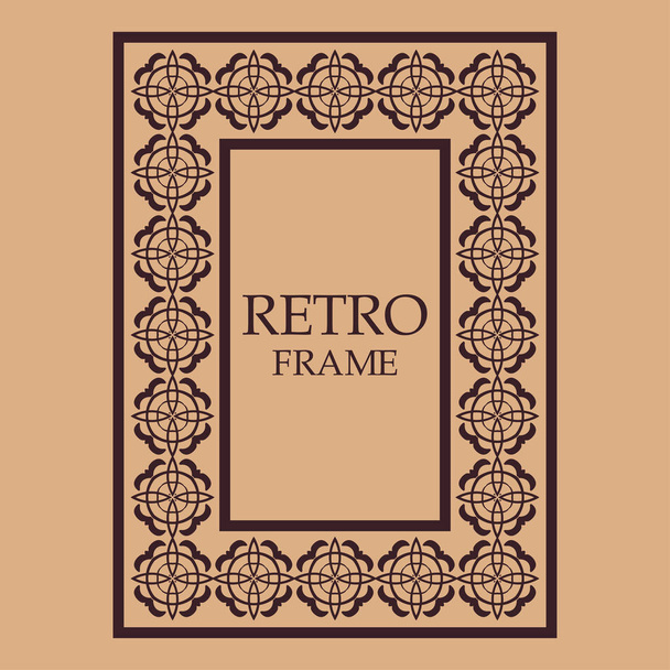 Vintage ornamental frame - Vector, Imagen