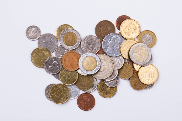 Pile of coins collection. - Photo, Image