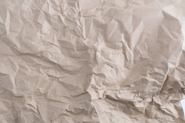 zerknüllt Papier Textur Recycling Papier Hintergrund - Foto, Bild