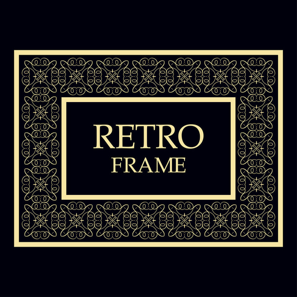 Vintage ornamental frame - Vektor, Bild