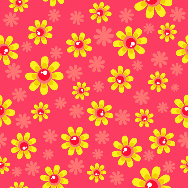 summer flowers-04 - Διάνυσμα, εικόνα