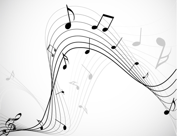 Music notes - Vector, afbeelding