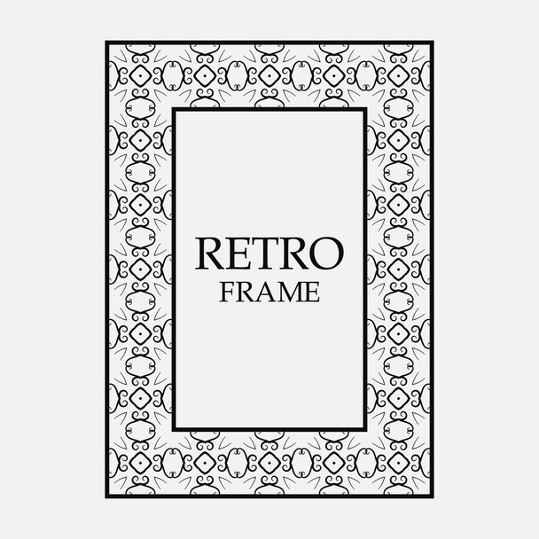 Vintage ornamental frame - Вектор, зображення