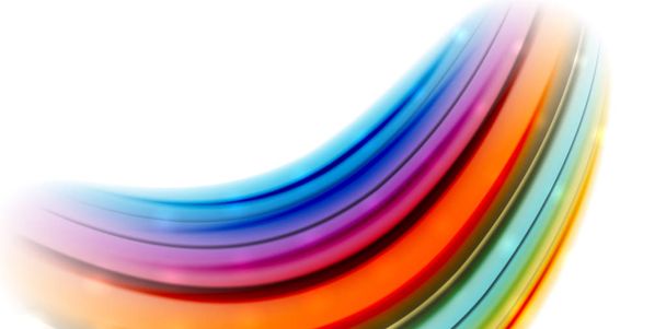 Abstract flowing motion wave, liquid colors mixing, vector abstract background - Vector, Image